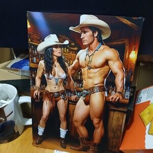 Fine Art Photo - 8x12‎ On Metal Cowboy Cowgirl Salon Signed By Artist